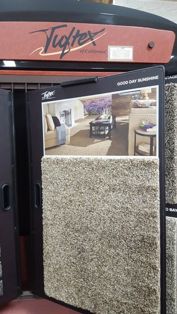 Flooring products in the showroom from Carpet Plus in the Worthington, MN area