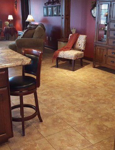 Flooring installation from Carpet Plus in the Worthington, MN area