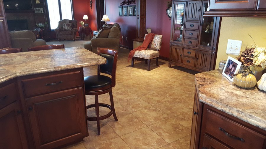 Flooring installation from Carpet Plus in the Worthington, MN area