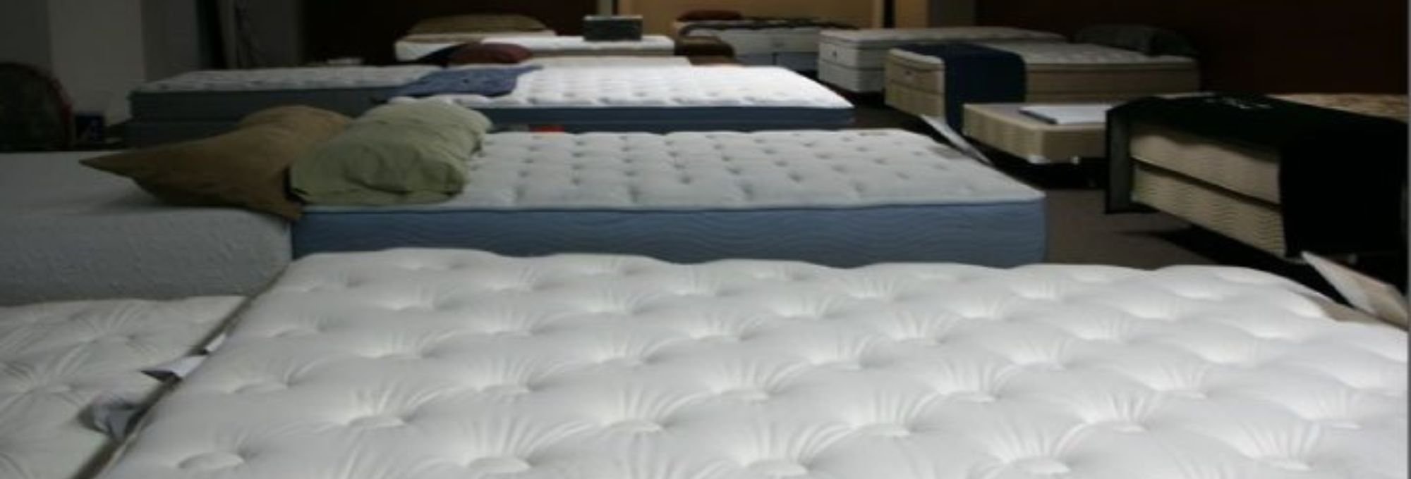 Mattresses in showroom from Carpet Plus in the Worthington, MN area